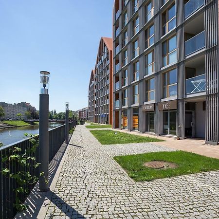 Unique Motlawa Riverbank Apartment Gdaňsk Exteriér fotografie